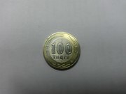 монета с браком 100 тенге.