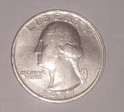 США 25 центов 1977 г.