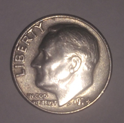 США 10 центов 1974 г.